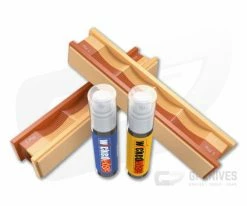 Top 10 ⭐ Wicked Edge 1/0.5 Micron Diamond Emulsion and Leather Strops Pack 🔥